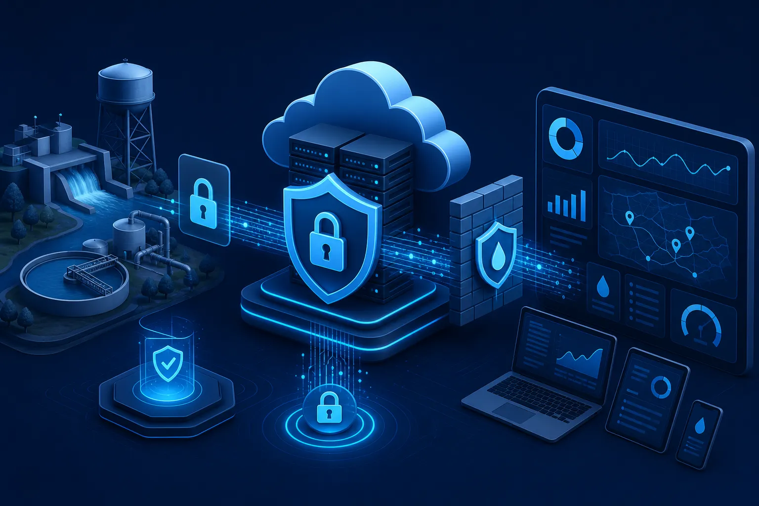 WMS cloud SaaS security — encrypted servers, firewall and HTTPS protection